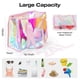 thumbnail image 4 of Bolsa de playa KUAK iridiscente transparente impermeable para mujer, 4 of 7