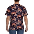 thumbnail image 2 of Rocae Leopard Print for Men's Moisture-Wicking Crew Tee - T-Shirt for Sports, Outdoor Activities, and Casual WearMedium, 2 of 9