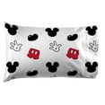 thumbnail image 2 of Disney Mickey Mouse Cute Faces White 3 Piece Twin Sheet Set, 100% Microfiber, 2 of 5