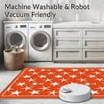 thumbnail image 5 of ODIKA 4'x6' Machine Washable Non-Slip Area Rug, Championship Entryway Supporter Celebration Collector High Traffic Rug with Pad, Red, 669775, 5 of 8
