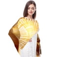 thumbnail image 4 of Shell Elegant Chiffon Yarn Hair Scarf | Breathable Silk Scarf for Women | Translucent Headscarf Wrap for Hair Styling - 180*73, 4 of 6