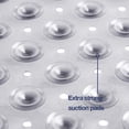 thumbnail image 3 of Curved Clear Grey Square Shower Mat Non Slip, And Machine Washable Quadrant, 3 of 6