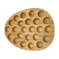 thumbnail image 3 of Estante organizador de bandeja de huevos de madera, bandeja de servicio de placa de huevos de 24 agujeros para refrigerador huevo fresco Pascua, 3 of 9