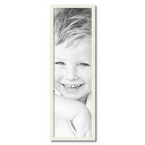 ArtToFrames 11" x 36" White Picture Frame, 11x36 inch White Wood Poster Frame (WOM-5138)