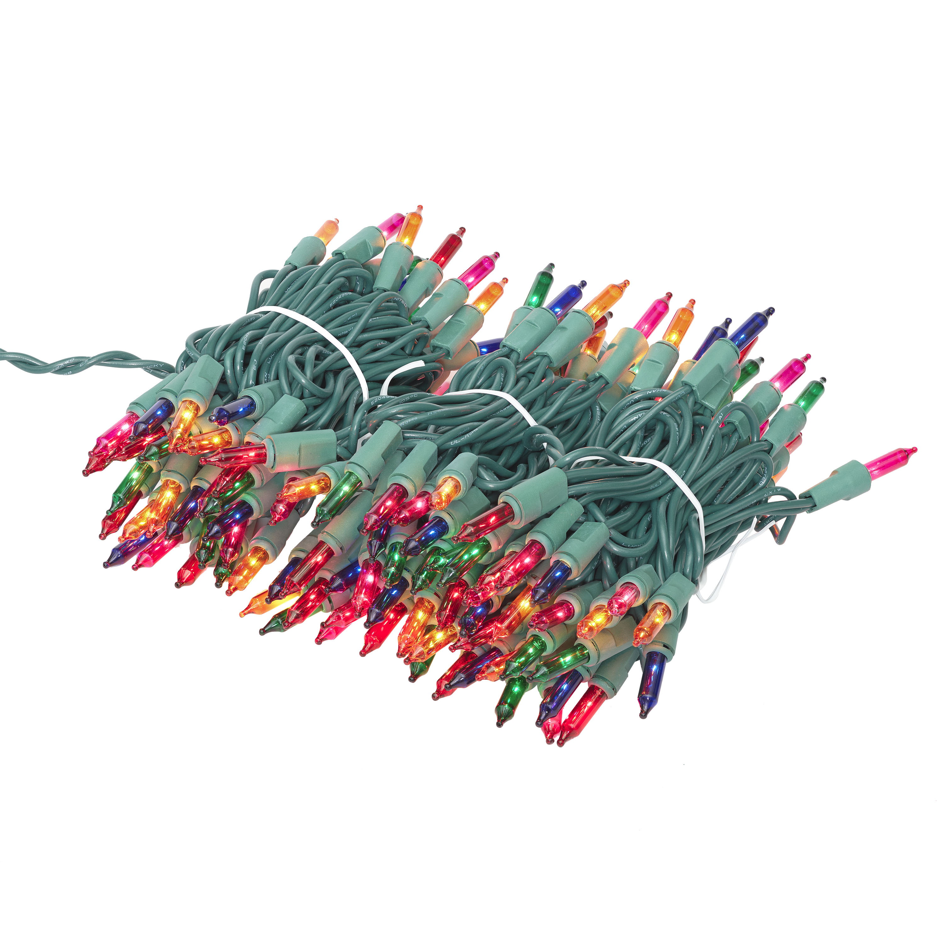 Holiday Time 600-Count Multicolor Mini Christmas Lights, with Green Wire, 125 feet - image 4 of 4