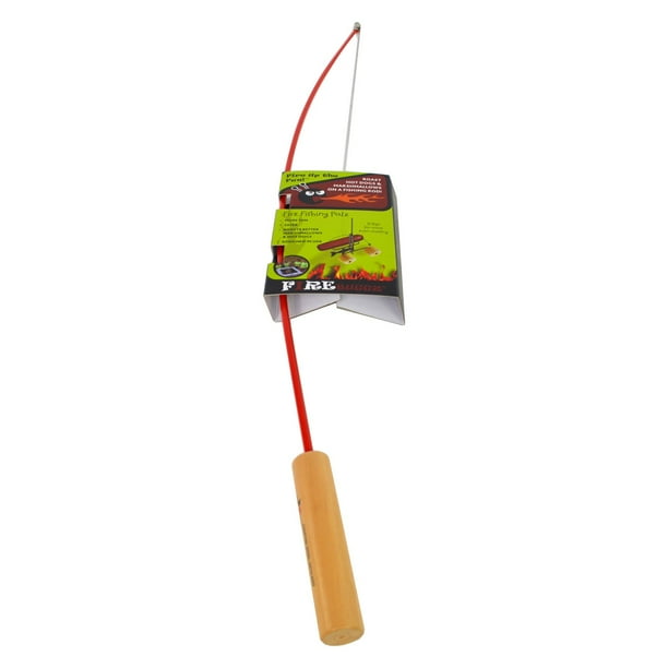 FireBuggz Marshmallow and Hotdog Fishing Pole Fire Roaster Walmart