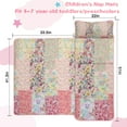 thumbnail image 5 of Pioneer Flower Floral Print Pattern Toddler Nap Mats for Kids Preschool,Sleeping Mat Bag or Kids,Toddler Sleeping Bag,Toddler Nap Mat or Daycare, 5 of 6