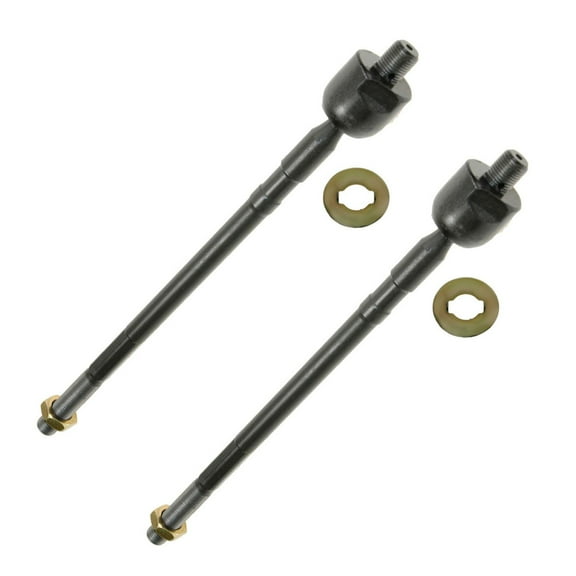 TRQ Front Inner Tie Rod Set Fits Select 2003-2006 Mitsubishi Outlander