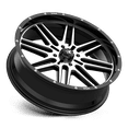 thumbnail image 2 of MSA Offroad Wheels Aluminum Rim M38 BRUTE 22X7in Gloss Black Machined Finish, M38-022737, 2 of 3