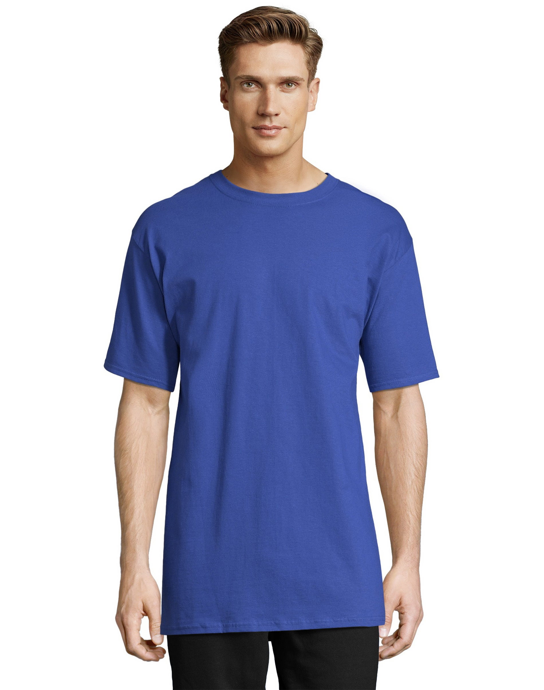 Hanes Mens Tall Beefy-T Crewneck Short 