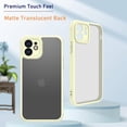 thumbnail image 3 of Matte Case for iPhone 12 Case,Shockproof Protective Hard Back Slim Case for iPhone Case 6.1 inch,Frosted Translucent Back Phone Cover, Anti-Fingerprint (White, iPhone 12), 3 of 16