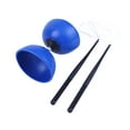 thumbnail image 4 of Juego de diábolo de yoyó chino, juguete de malabarismo para fortalecer la coordinación mano-ojo, divertido y flexible, bola de diábolo de triple rodamiento para niños. Azul S, 4 of 10