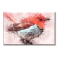 thumbnail image 1 of Cuadro Canvas Pixtreats listo para Colgar tipo galería Pájaro Acuarela 60X90 cm, 1 of 4