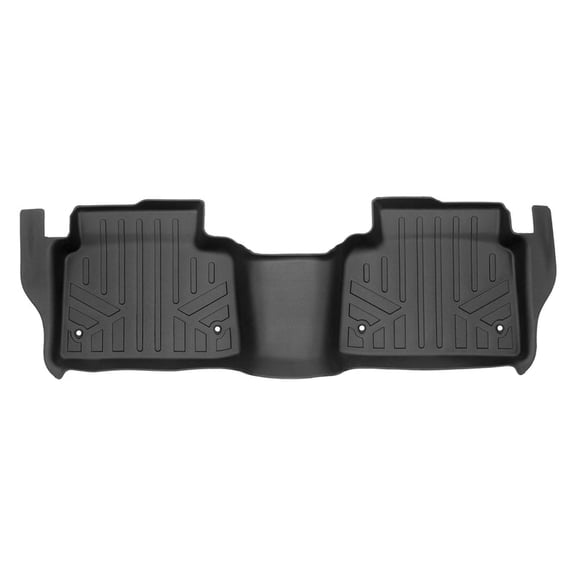 SMARTLINER All Weather Protection Custom Fit Black 2nd Row Floor Mat Liner Set Compatible With 2020-2023 Land Rover Discovery Sport
