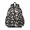 Unicorn and Donut Black Pattern, variant on Unicorn and Cupcake Blue Pattern Cute School Backpack with Padded Back and Adjustable Shoulder Straps 13.4"x11"x4.7"