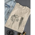 thumbnail image 3 of Protea On Linen I T-Shirt Women -Vision Studio Designs, Female 3X-Large, 3 of 4