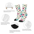 thumbnail image 3 of Fuzoiu heart Skull cute Print Kids Socks For Boys Girls,Grip Crew Socks with Non Slip,Lightweight Stretch Crew Socks,Toddlers Crew Boot Socks, 3 of 5