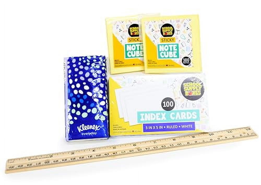 Paquete Definitivo para Preparatoria y Universidad | 1 Caja - 93 Piezas por Caja | Cajas de Útiles Escolares - Esenciales para el Regreso a Clases 6