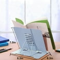 thumbnail image 2 of Light Blue Kids' Reading & Study Aid, Non-Slip, Foldable for Kitchen, Office, School Multi-Level Adjustable Cookbook Stand, 2 of 7