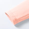thumbnail image 4 of Riecok Sun Protection Jacket for Kids Long Sleeve Coats Lightweight Breathable Tops Running Hiking Clothes Pink 7-8 Years, 4 of 8