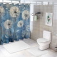 thumbnail image 7 of Orinice Dandelions Bathroom Decor Set Colorful Luxurious Graphic Print Polyester Fabric with Hooks 100% Waterproof Chic Modern Washable Shower Curtain 60x72, 7 of 7
