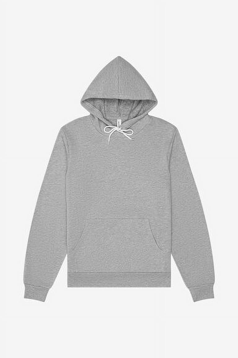 BELLA+CANVAS Adult Pullover Personalized Hoodie, Create Your Own Designs, Athletic Heather, Small, Unisex