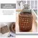 thumbnail image 3 of Rattan Pencil Holder Pen Organizer Pencil Cup Holder Woven Pencil Pot Rattan Makeup Brush Holder, 3 of 4