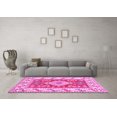 thumbnail image 3 of Ahgly Company Indoor Rectangle Geometric Pink Traditional Area Rugs, 5' x 8', 3 of 4