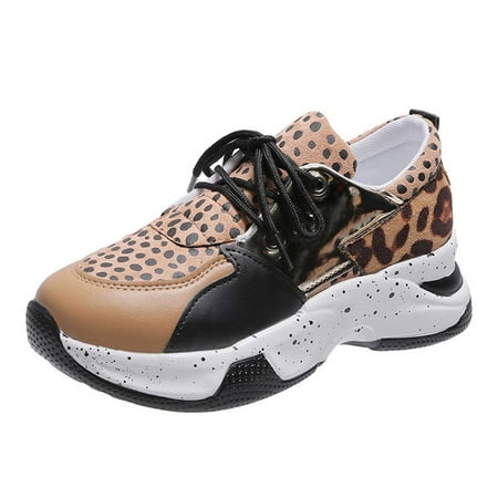 

AnuirheiH Ladies Stretch Cloth Large Size Women Casual Sports Color Block Comfortable Women Shoes Sale Clearance