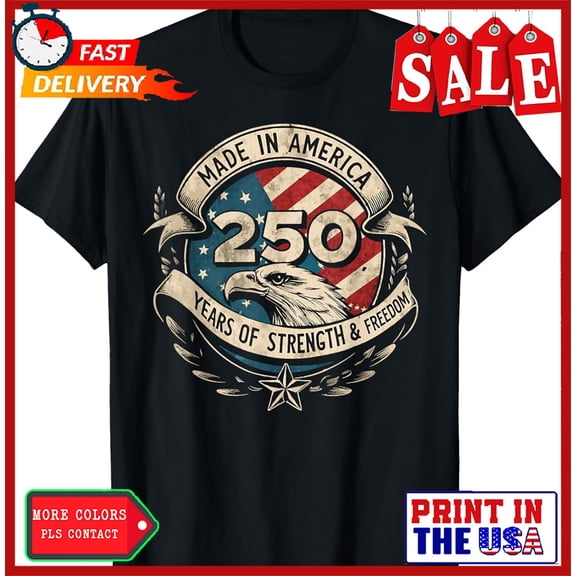 Sam Soft America 250Th Birthday Us Flag 250 Years America T-Shirt