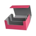 thumbnail image 3 of Caja organizadora CUTICAT para guardar cartas coleccionables de Cuero sintético Rosa, 3 of 8