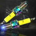 thumbnail image 3 of Yellow Alloy Spark Plug for Vertical Engine CG Series 125cc - 250cc Off - Road Motorcycles and ATVs, Improving Fuel Efficiency and Power, 3 of 8