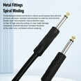 thumbnail image 4 of Guitar Instrument Cable, 6.35mm Male to Male Straight to Straight TRS Audio Cable for Electric Guitar, Bass, Keyboard, Mixer, Equalizer, Advanced Noise Reduction, 4 of 7
