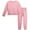 Pink, variant on RBX Girls Sweatpants Set - 2 Piece Brushed Knit Girls Sweatshirt and Sweatpants Sweatsuit Set (7-12)