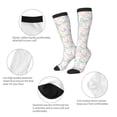 thumbnail image 3 of Goofa Colorful Butterfly Pattern Adult Stockings, Color-Block Knee High Socks, Comfortable and Breathable, Soft and Stretchable, Sports, and Decoration, 3 of 6