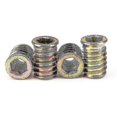 thumbnail image 1 of Carbon Steel, Hexagon Threaded Insert Nuts For Wood Furniture, 1 of 2