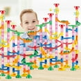 thumbnail image 3 of 133PCS Children Marble Run Set Creative Building Block Toy Development Toy, 3 of 9