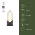 thumbnail image 5 of WV323112VBAR-Alora Lighting-Caesar - 11W LED Bath Vanity-12 Inches Tall and 4.63 Inches Wide-Vintage Brass Finish, 5 of 7