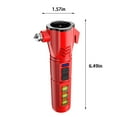 thumbnail image 3 of Suncoda Handheld Lamp, Multifunctional Window Breaker Hammer Flashlight Outdoor Emergency Lighting Portable Rechargeable Light, 3 of 7