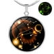 thumbnail image 1 of Fiudx Collar Luminoso, Colgante de Las 12 Constelaciones, Joyería de Cristal Multicolor, Diseño de Aleación, Accesorio Llamativo, Regalo para Amantes de Las Estrellas, Empaque Exclusivo Incluido., 1 of 2
