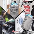 thumbnail image 4 of dbest products 38 Inch Stair Climber Trolley Dolly with Laundry Hamper, Grey, 4 of 6