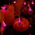 thumbnail image 3 of Paquete de 2 luces de cadena de araña - 30 luces de araña moradas 11.5 pies 8 modos - Luces de cadena de Halloween, kaili Sencillez, 3 of 5