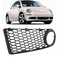 thumbnail image 4 of Front Bumper Fog Light Grille, Decorative Shockproof Scratch Resistant Fog Lamp Grill, Weather Resistant ABS for Convertible, Easy Installation, Enhances Visibility, 4 of 7