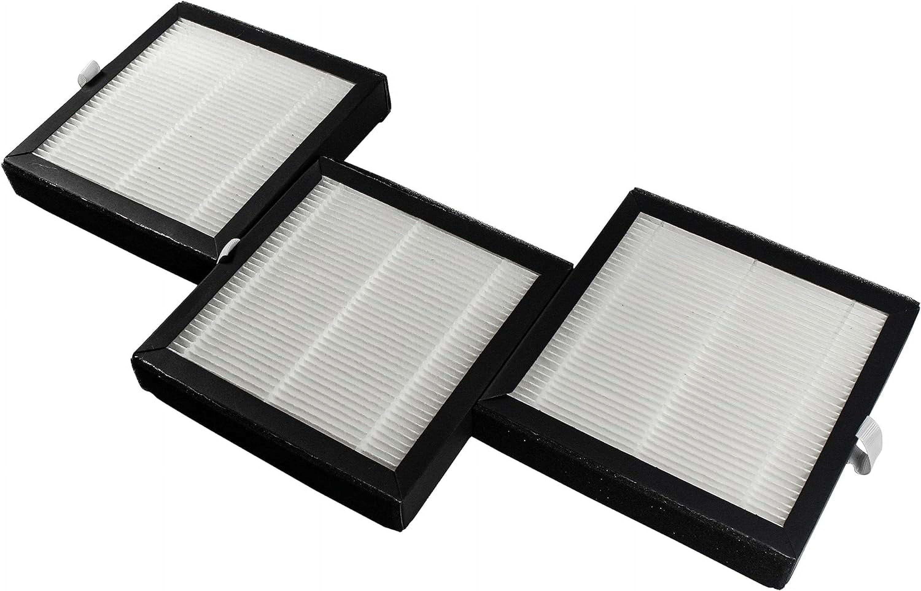 HQRP 3-Pack HEPA Filters Compatible with Afloia (AQ8/Q8) / Honati/Hysure Q7 / Tenergy Sorbi 2-in-1 Air Purifier