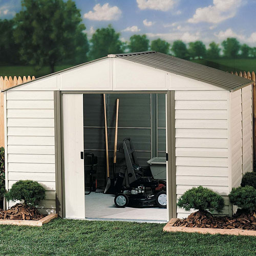 Arrow Vinyl Milford High Gable Steel Shed, 10x8 - Walmart 