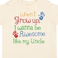 thumbnail image 4 of Inktastic Awesome Like My Uncle Boys or Girls Toddler T-Shirt, 4 of 5