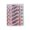 Pink, variant on 6 Pcs Christmas Lollipop Ornaments, Polymer Clay Candy Cane Decorations for Xmas Tree, Festive Hanging Decor for Holiday Party and DIY Crafts