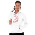 thumbnail image 3 of Cute Christmas All is Calm and Bright Hoodie Sweatshirt Women Brisco Brands S, 3 of 6