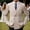 Beige, variant on Jerdar Man Solid Color Fashion Lapel Casual Pocket Double-breasted Suit Coat Mens Jackets Casual Stylish
