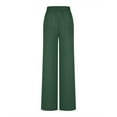 thumbnail image 6 of Aofany Wide Leg Pants for Women Stretchy Straight Leg Comfy Classic High Waisted Long Bootcut Pant Slacks Work Office Pants, 6 of 7